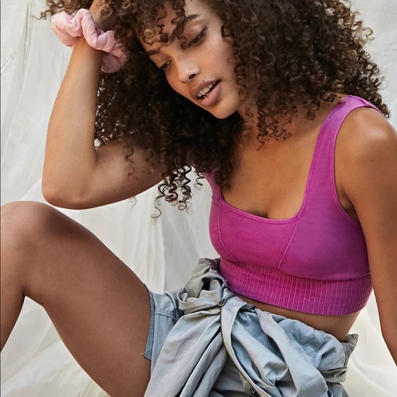 New - Free People Movement Square Neck Good Karma Bra - Picture 3 of 10